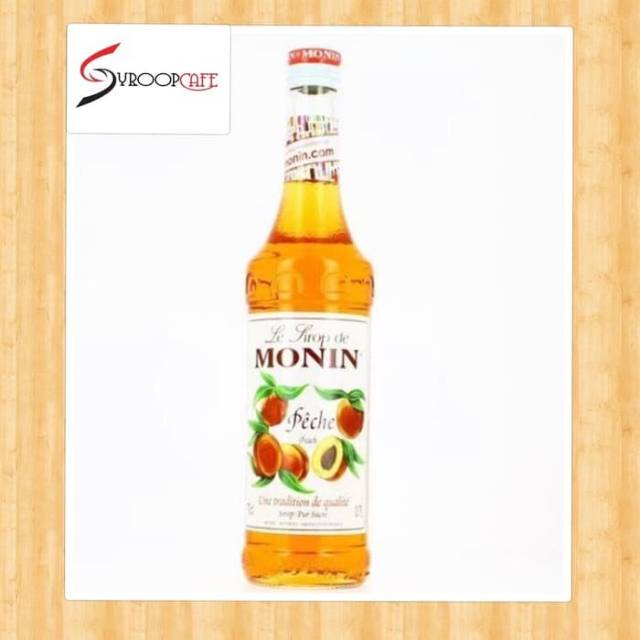 

Monin peche peach syrup sirup sirop