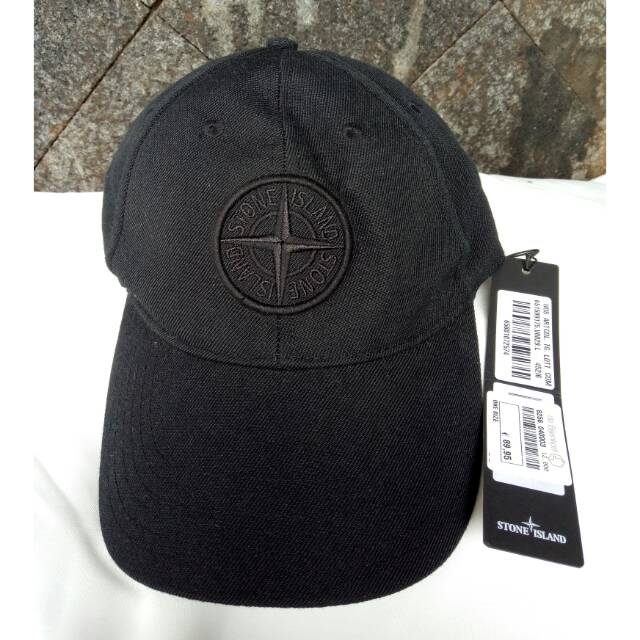 TOPI STONE ISLAND ORIGINAL BLACK