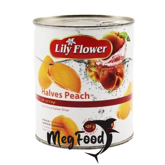 

Lily Flower Peach Halves in Syrup 420 Gram