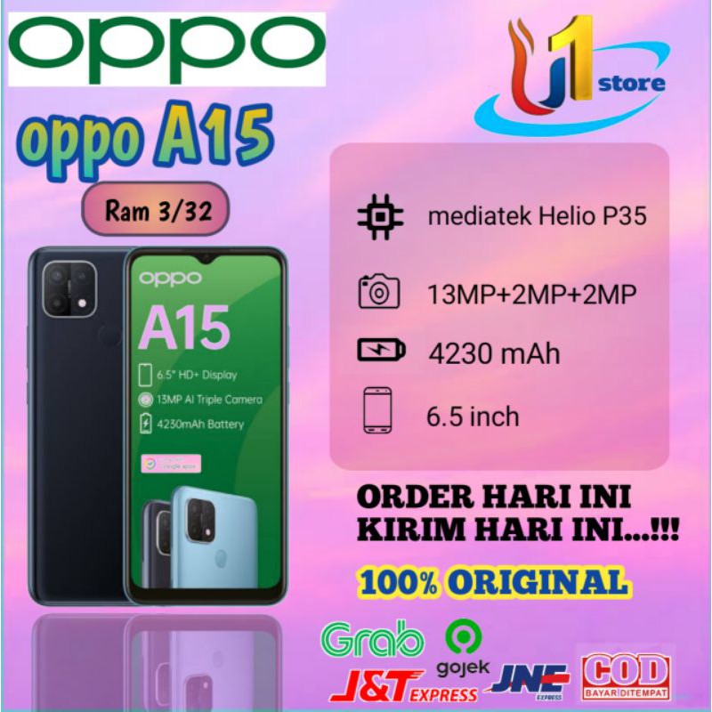 Oppo A15 ram 3 internal 32