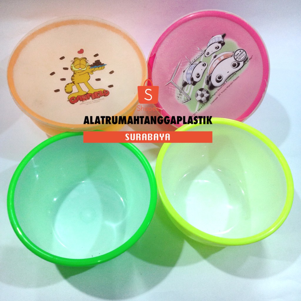 1pc Mangkok + Tutup Plastik Gunma Calista L/ Mangkuk Murah/ Mangkuk
