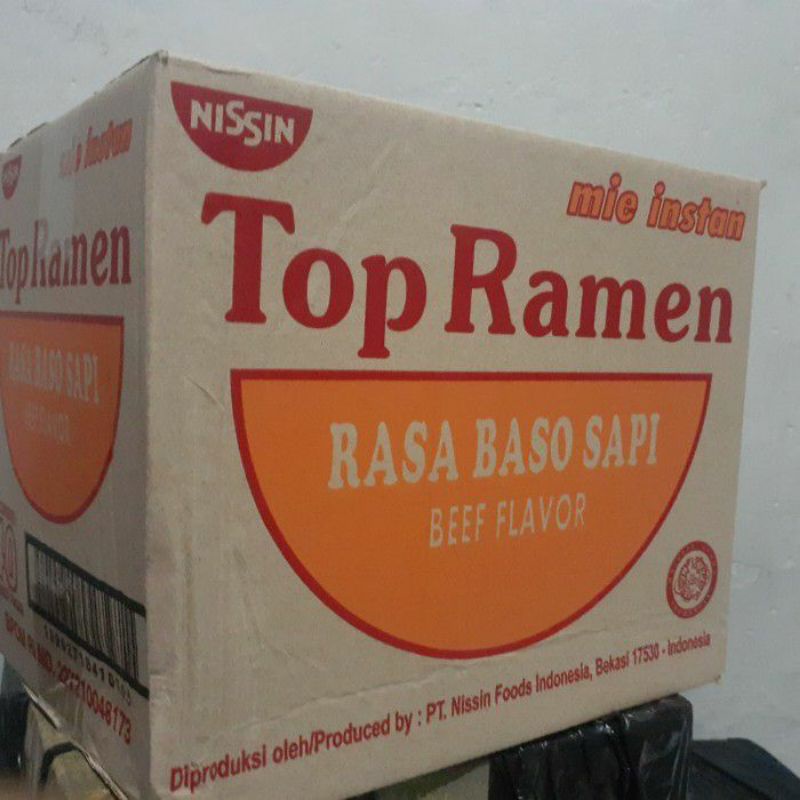 

Mie Topramen Rasa Baso Sapi 1 Dus Isi 40 Pcs