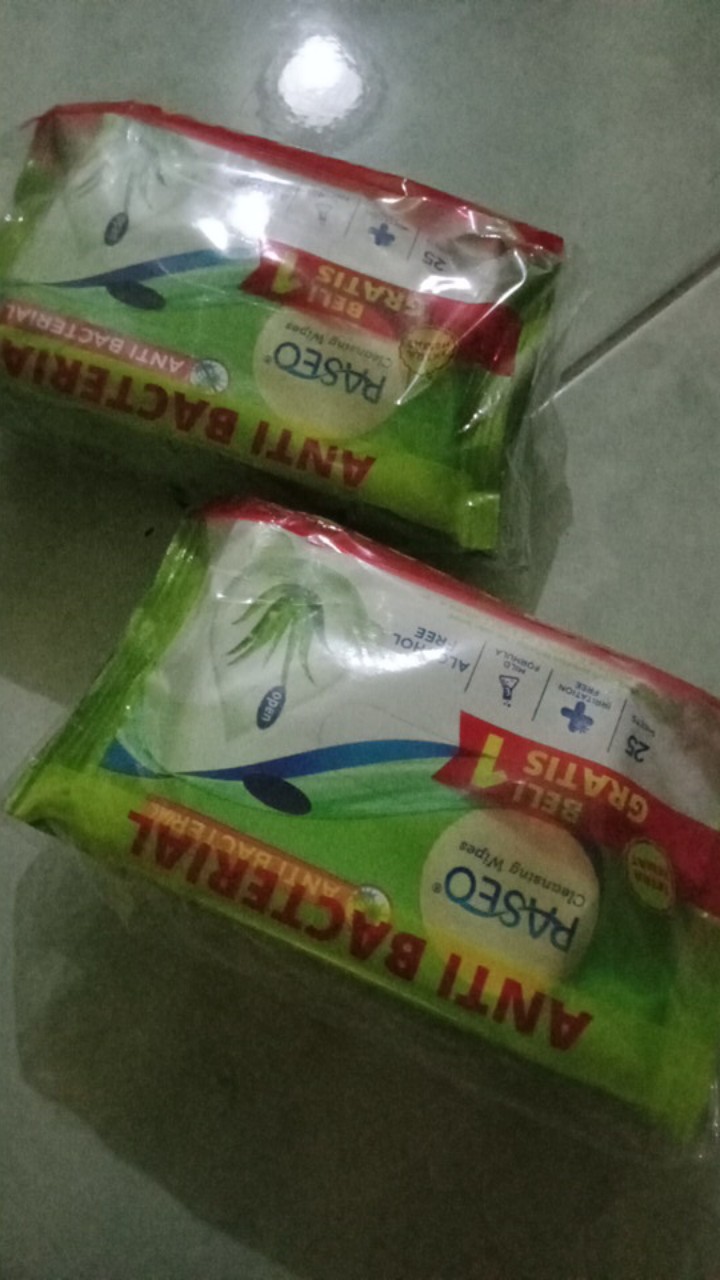 (termurah) Paseo Anti Bakteri Isi 25 Lbr Promo