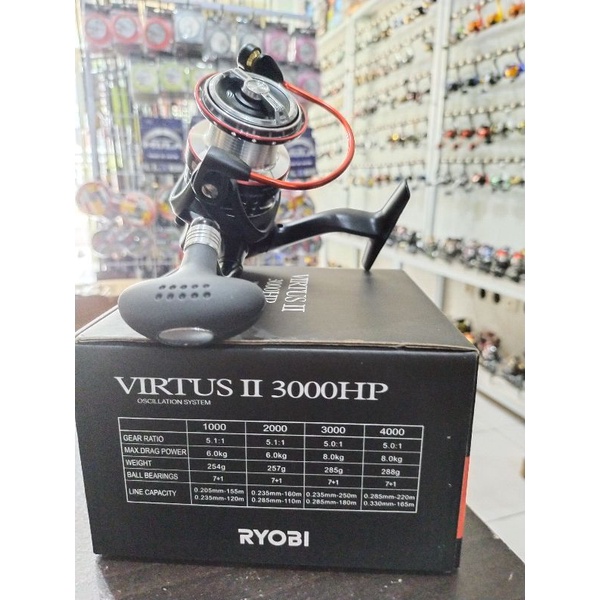 reel ryobi virtus II 3000 hp