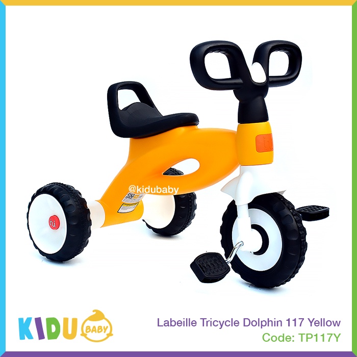 Labeille Sepeda Pedal Roda Tiga Anak Tricycle Dolphin Inui Mini Bike Anak Tricycle Dolphin 117 Kidu Baby