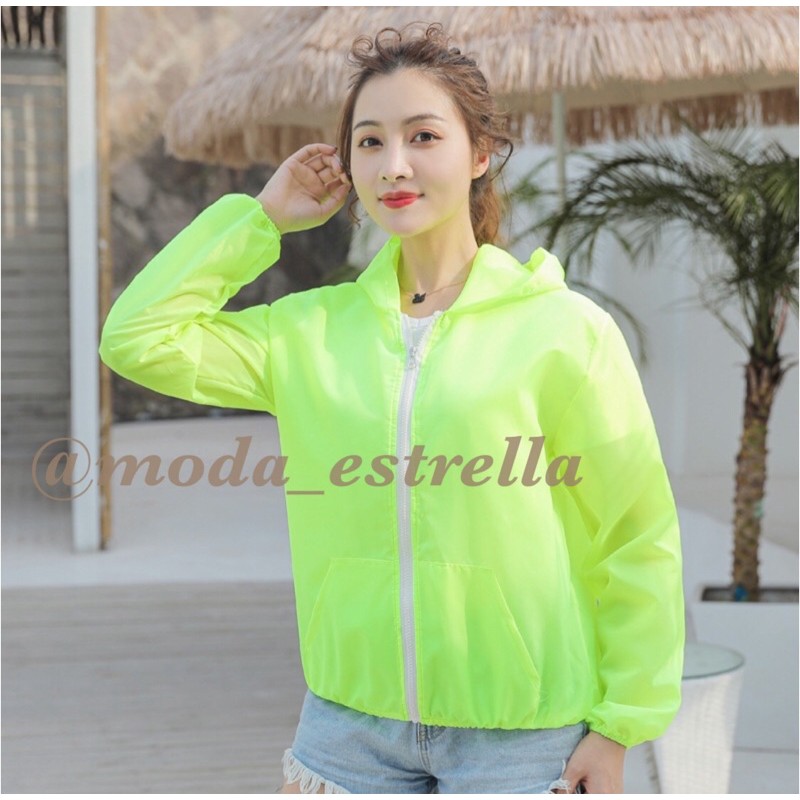 JAKET SEPEDA WANITA/JAKET LARI OLAHRAGA GOWES WATERPROOF/RUNNING JACKET TRANSPARAN PARASUT ANTI-UV