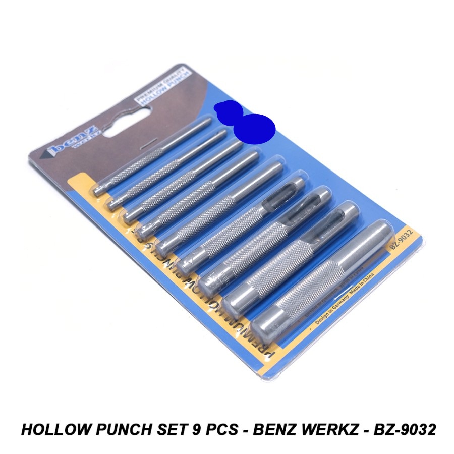 Hollow Punch Set 9 pcs