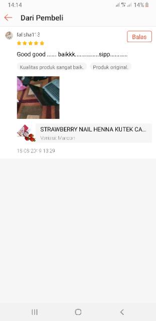 Strawberry Nail Henna Hena Halal Polish Cat Kuku Kutek Kutex Art Sticker Perawatan Kecantikan kutekhitam hennahitam nailart naildesign nailartstepbystep nailpolish nailarttutorial nailartimages belikutekhalal kutekhalal kutekpacararab