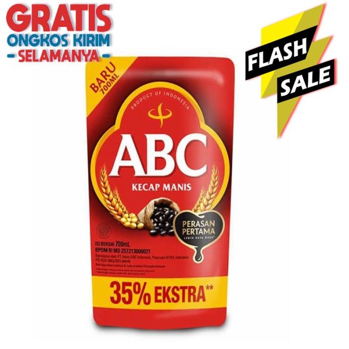 

[[COD]] Kecap manis ABC 700 ml Refill + isi lebih banyak 35% PRODUK TERBATAS Kode 912