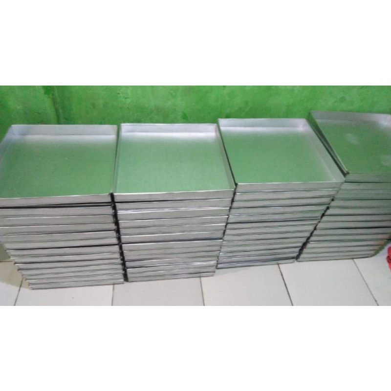 LOYANG KOTAK UKURAN 40X40X4 CM BAHAN GALVANIS ANTI KARAT