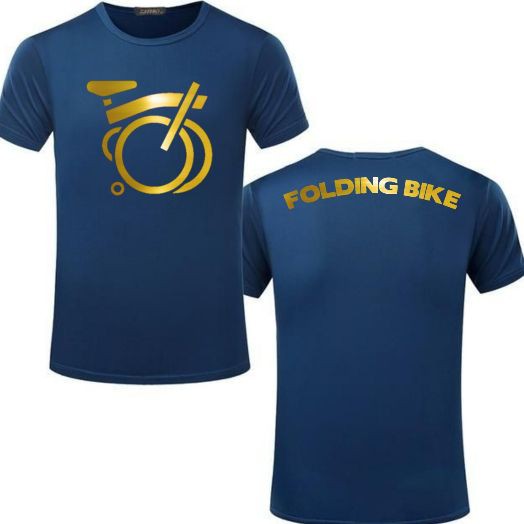 KAOS BROMPTON SEPEDA LIPAT 04 - TSHIRT SEPEDA BROMPTON - BAJU SEPEDA LIPAT BROMPTON - KAOS GOWES
