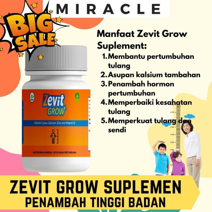 

PENINGGI BADAN ZEV1D GROW | original terlaris | susu penambah tinggi - 1 SUSU