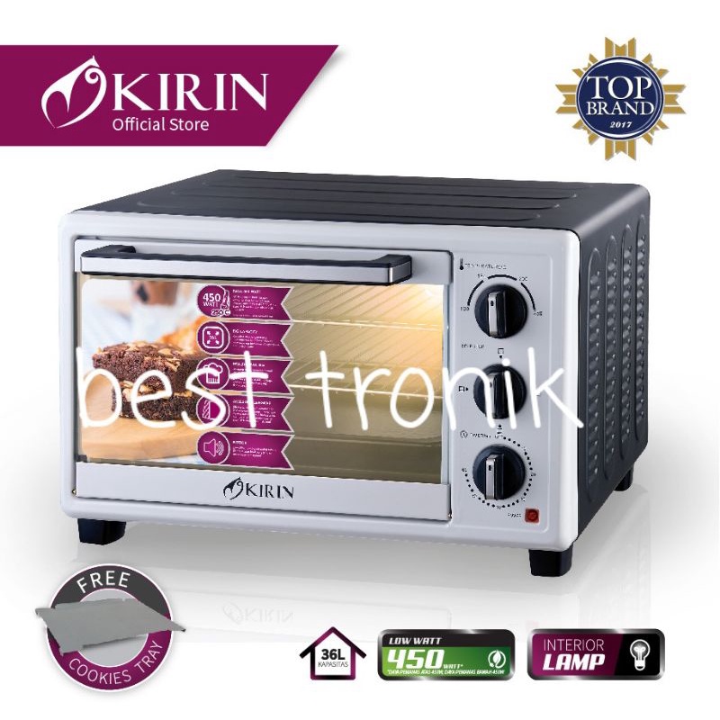 Kirin Oven Listrik Low watt KBO 360