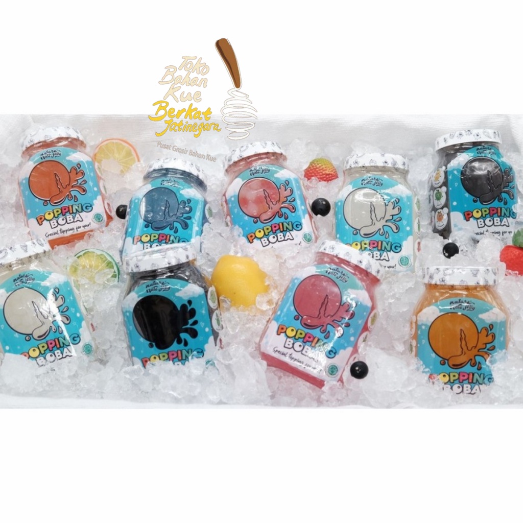 

POPPING BOBA ANEKA RASA 500 GR / TOPPING MINUMAN POPPING BOBA / POPING