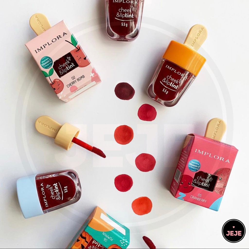 Implora Cheek &amp; Liptint / Jelly Lip Tint | Stain