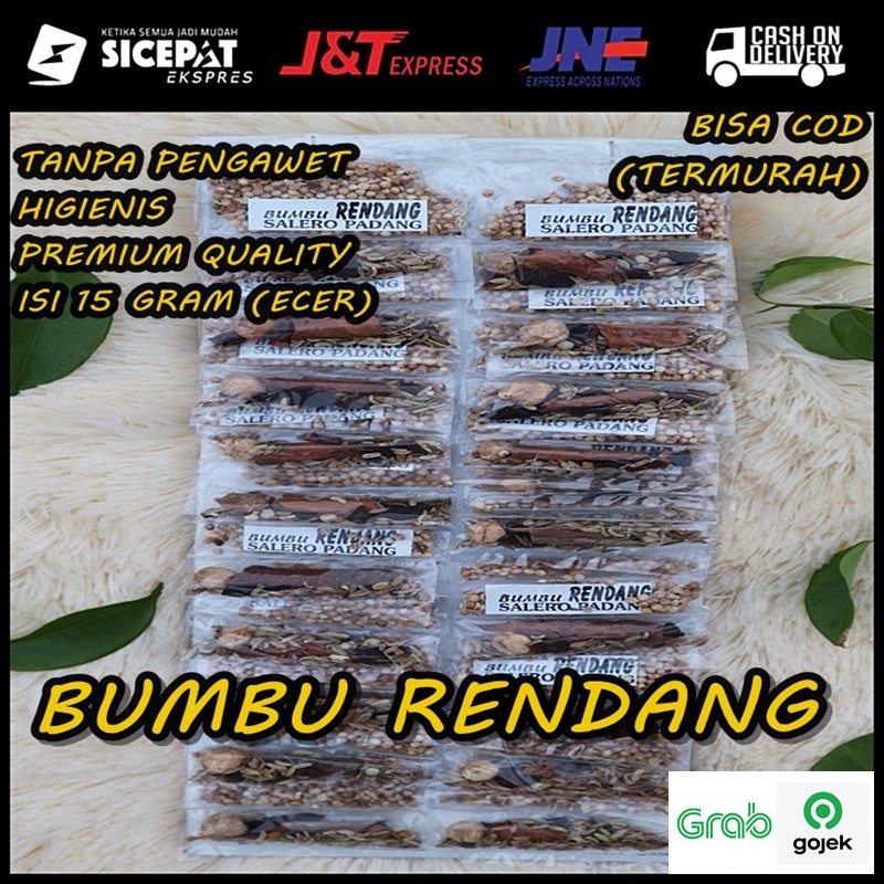 

GROSIR (Rp. 12.000) RENTENG BUMBU ULEK RENDANG KUALITAS SUPER