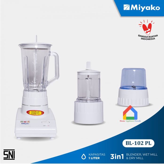 Miyako Blender BL 102 PL Plastik / Miyako Blender BL102PL