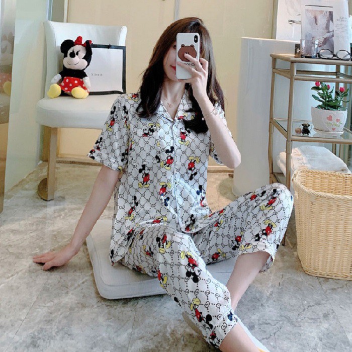 BISA COD..!!! 0740650 GG MICKEY SLEEPWEAR SET
