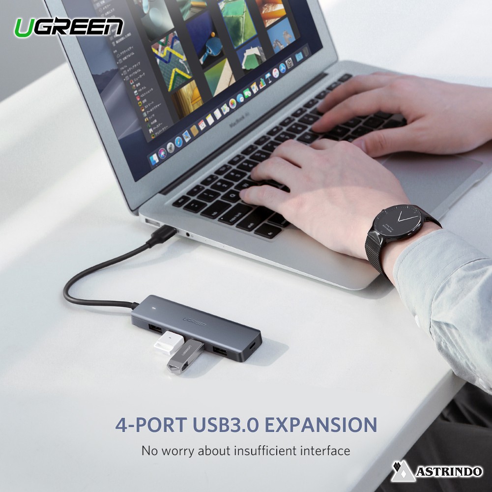 UGREEN 4in1 USB Hub Type A 3.0 4 port USB-A - CM219