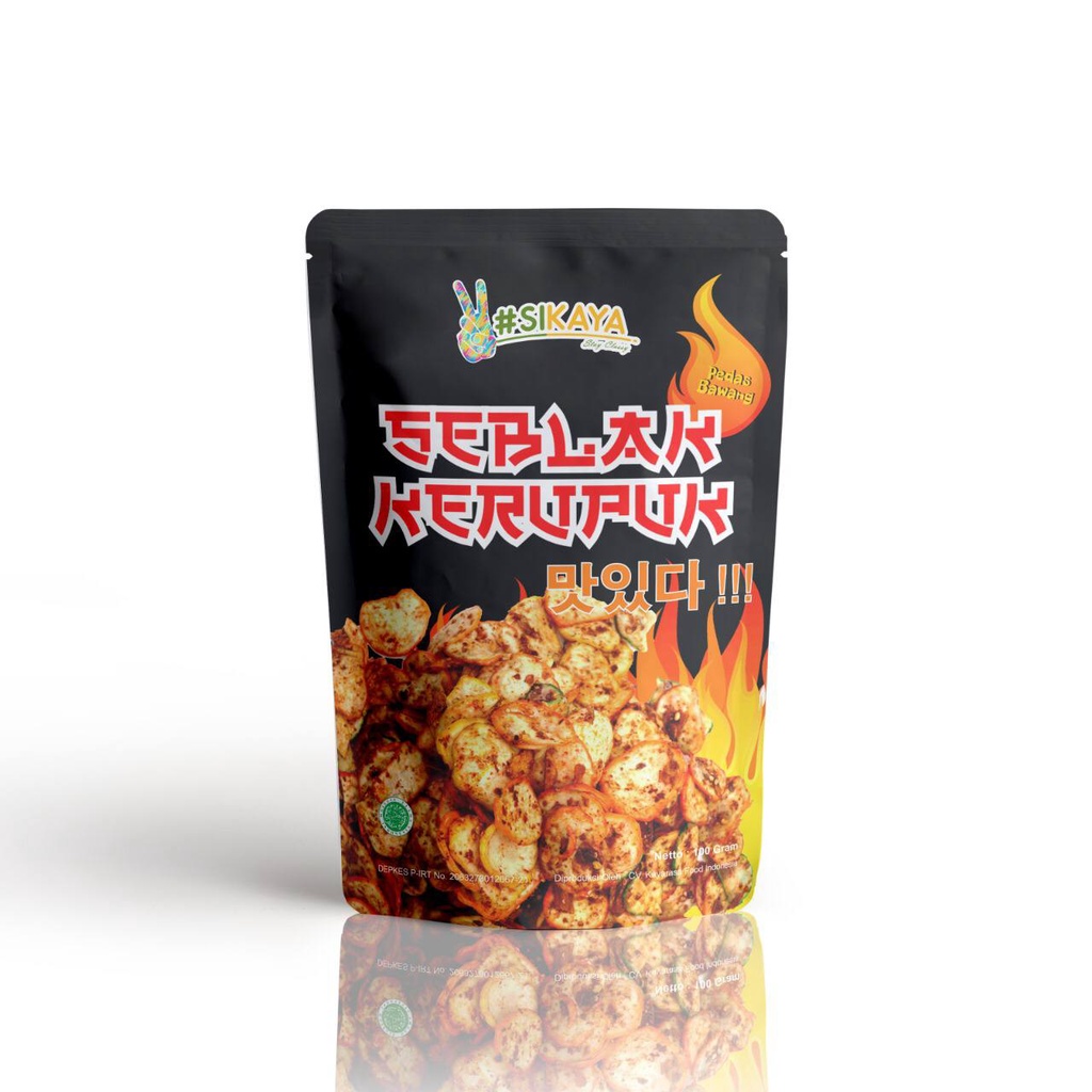 SEBLAK KERUPUK BANTAT SEBRING SEBLAK CIKRUH SEBLAK BANTET KERIPIK PEDAS KERUPUK RENYAH SIKAYA 100 GR