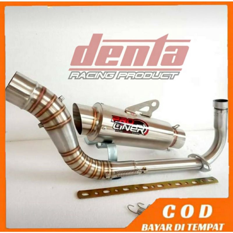 knalpot proliner fullset matic bebek semua bisa