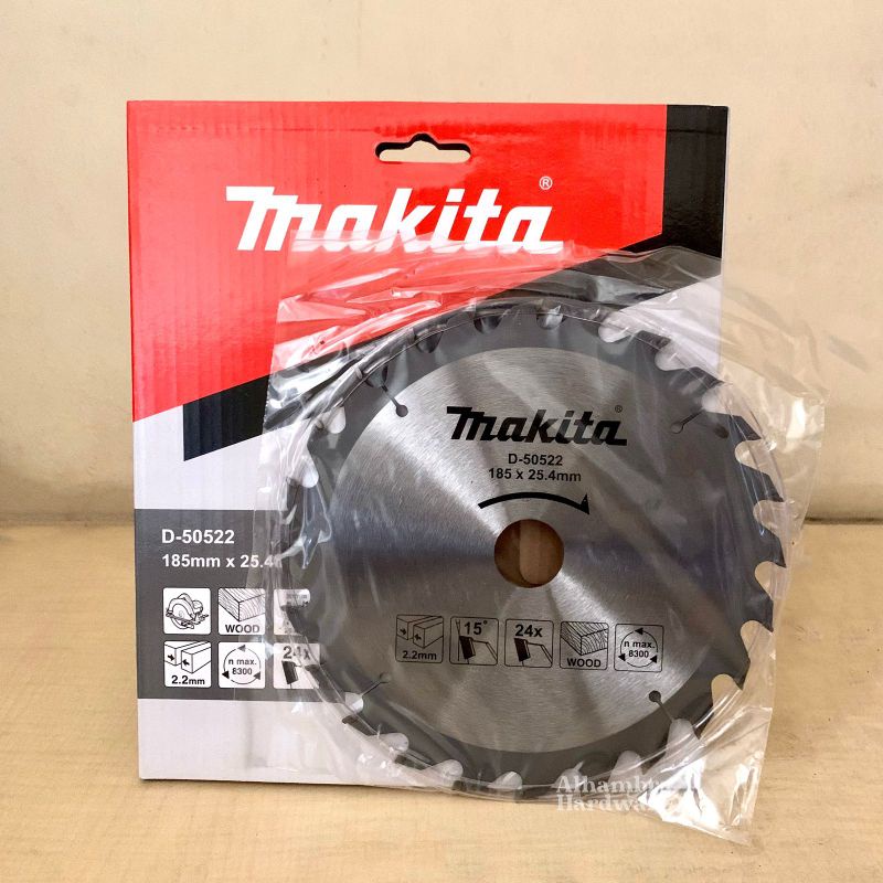 Makita 7” x 24 T Mata Potong Kayu D-50522 Circular Saw Blade