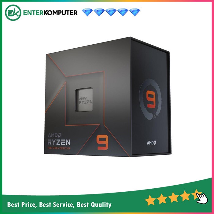 AMD Ryzen 9 7900X 4.7Ghz Up To 5.6Ghz Cache 64MB AM5 [Box] - 12 Core