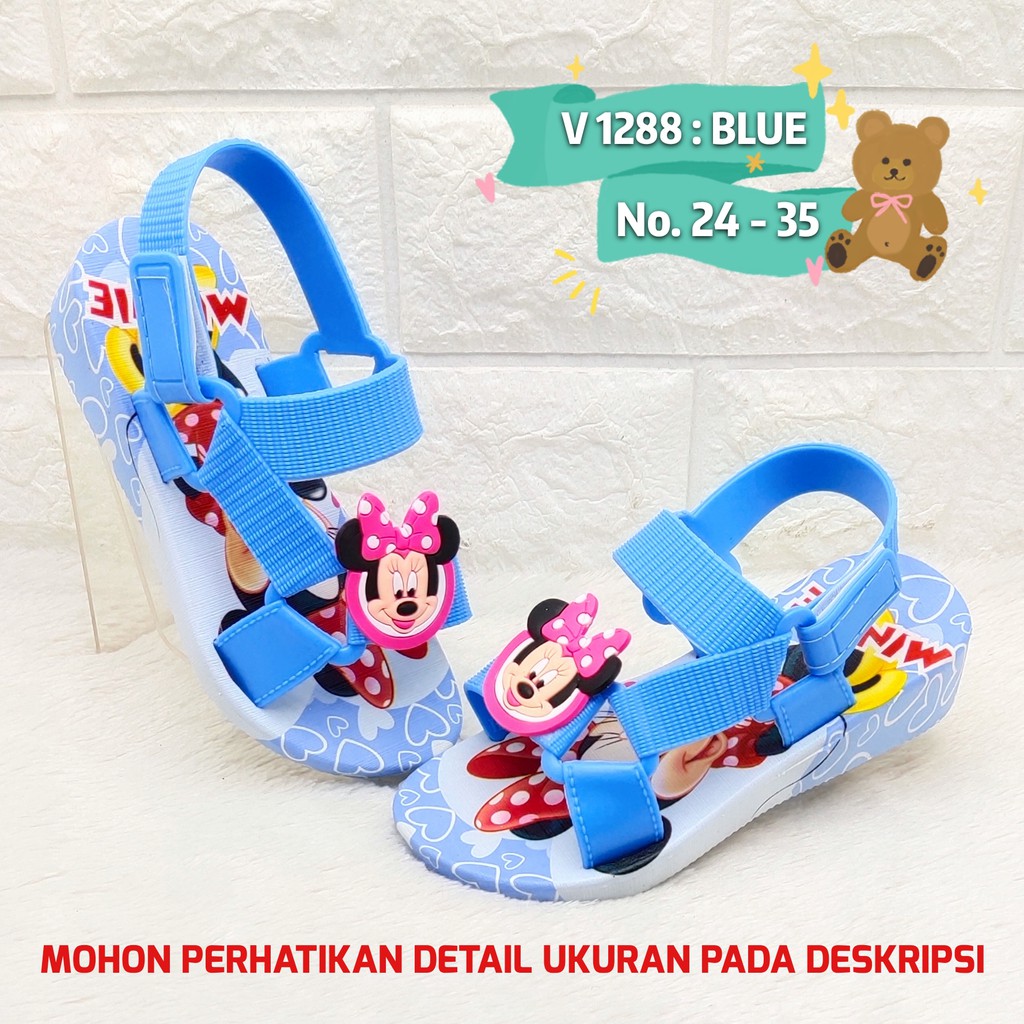 Sandal Jelly Anak Perempuan V 1288 Sendal import karakter anak cewek SDLSA