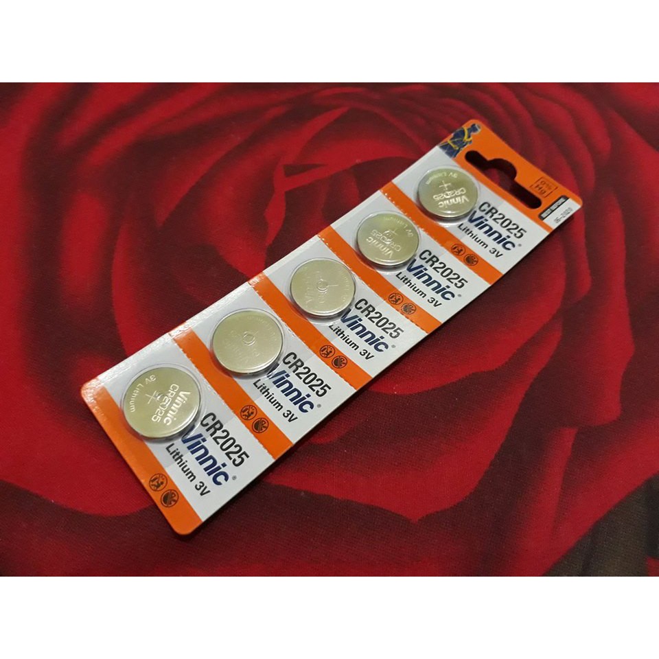 VINNIC CR2025 BATTERY jam tangan VINNIC CR2025 1 lembar