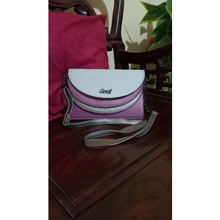 pl gosh bag rantai, clutch