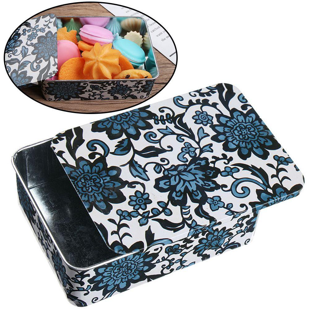 TOP Kotak Push-Pull Portable Gaya Eropa Organizer Kosmetik Wadah Perhiasan Kecil Pill Cases