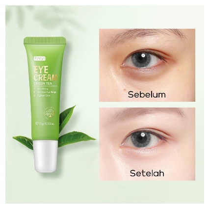 (SATUAN) FENYI NATURAL GREENTEA EYE CREAM 15gr /EYE CREAM GREEN TEA FENYI 15gr /KRIM MATA PANDA /KRIM KERUTAN MATA