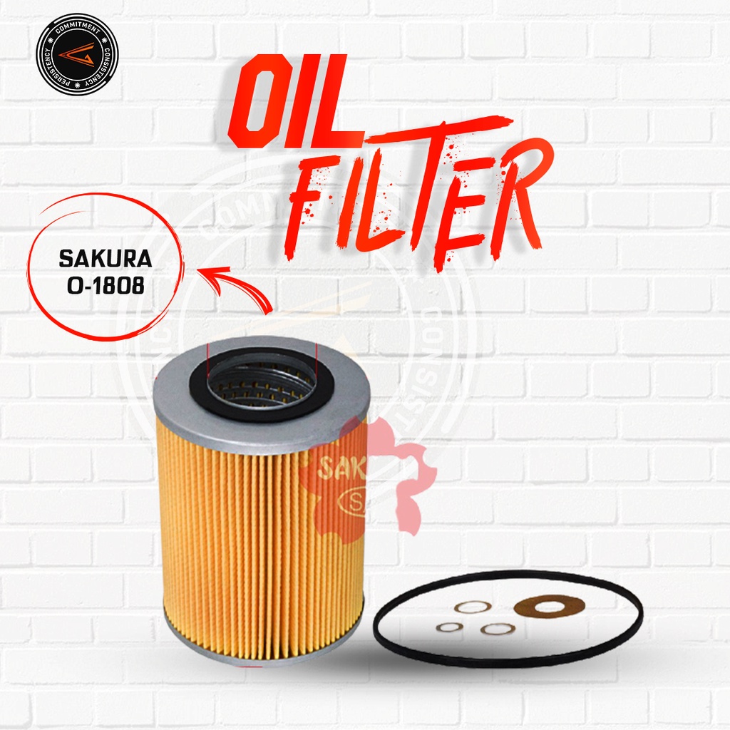 Sakura Oil Filter O-1808 / O1808 / Sakura Filter Nissan