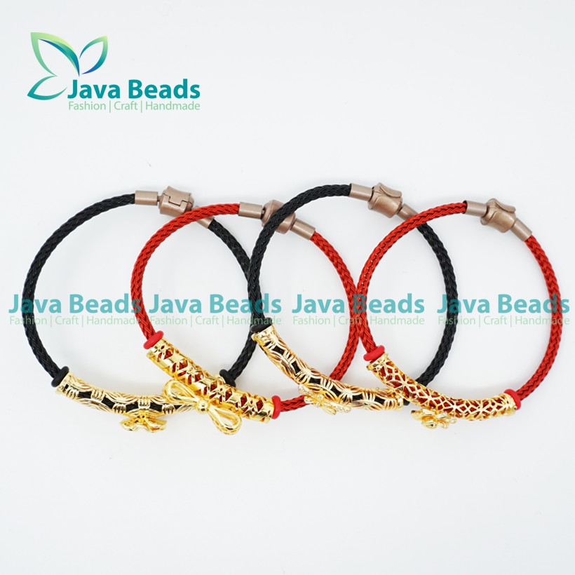 Gelang Tali Kawat AntiAir Waterproof Dengan Liontin