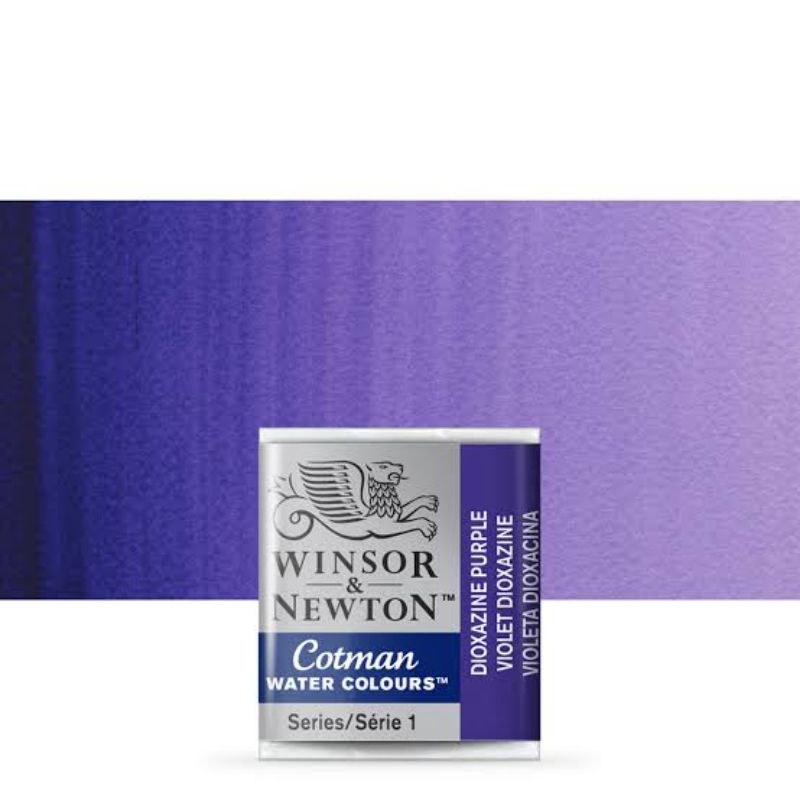 

CAT AIR COTMAN WATER COLOURS HALF PAN DIOXAZINE PURPLE WINSOR & NEWTON