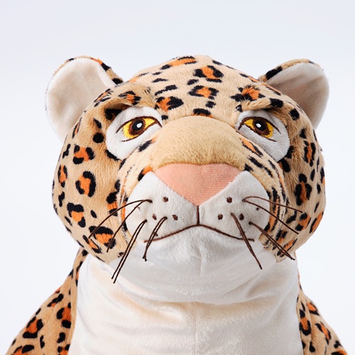 MORRHAR Boneka, macan tutul krem, 80 cm