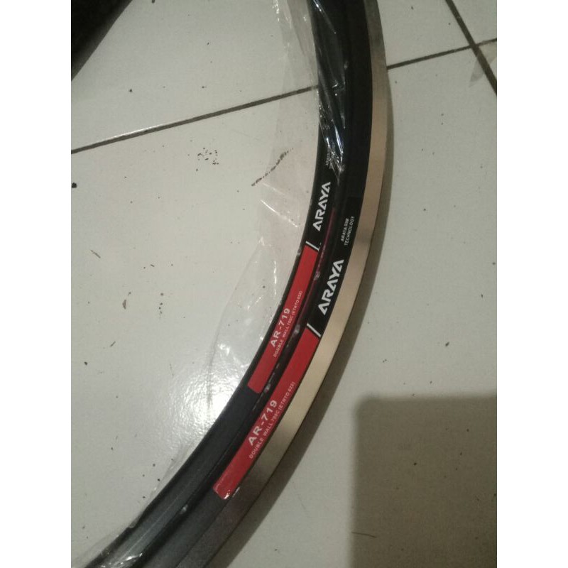 velg rims araya 700c AR 719 hitam brake line