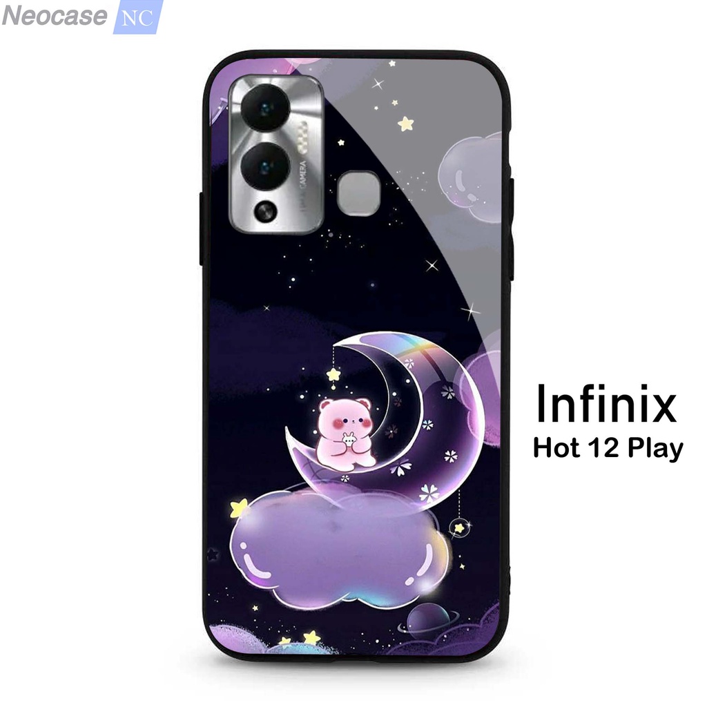 [N43] Softcase Glass Kaca Infinix Hot 12 Play - Case HP Infinix Hot 12 Play - Casing HP Infinix Hot 
