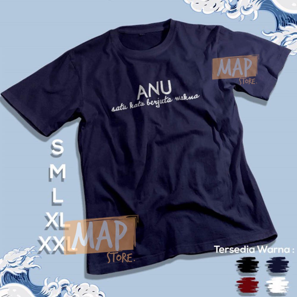 Kaos Distro ANU Satu Kata Berjuta Makna Baju Tumblr Tee 