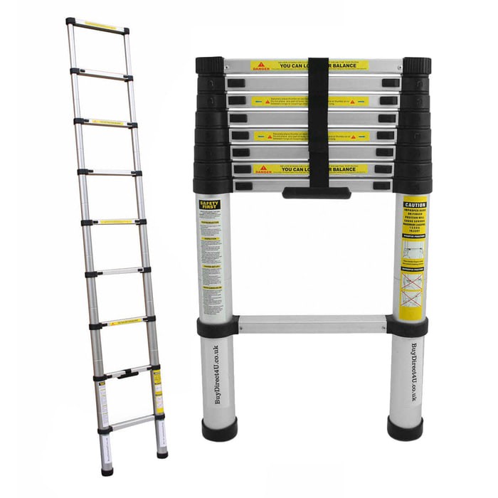 Tangga lipat / Ladder Telescopic 2 M - steger -  tangga