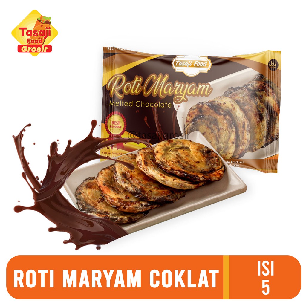 

Roti Maryam Cokelat Lumer Tasaji