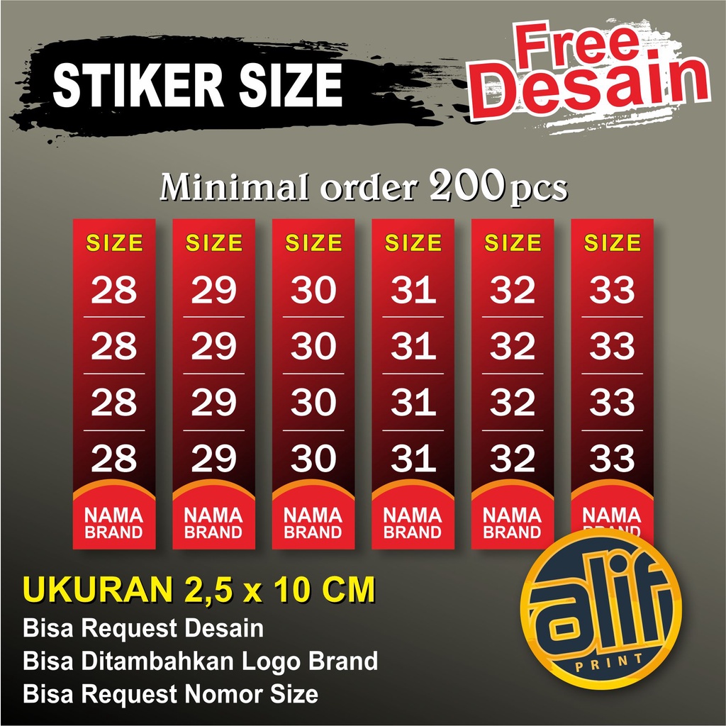 

Cetak Stiker Size | Label Stiker | Stiker Merk | Stiker Nomor