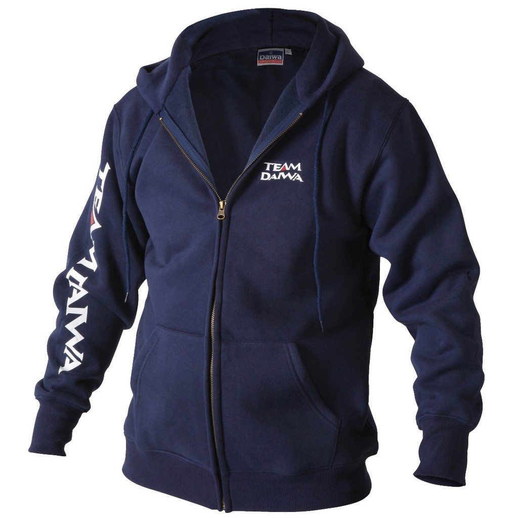 Jaket Zipper Hoodie Sweater Mancing Daiwa 4