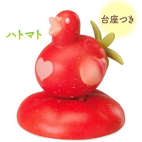 SPLIT Tomato Pigeon Vegetable Fairies 2 Animal Attraction Gacha Figure