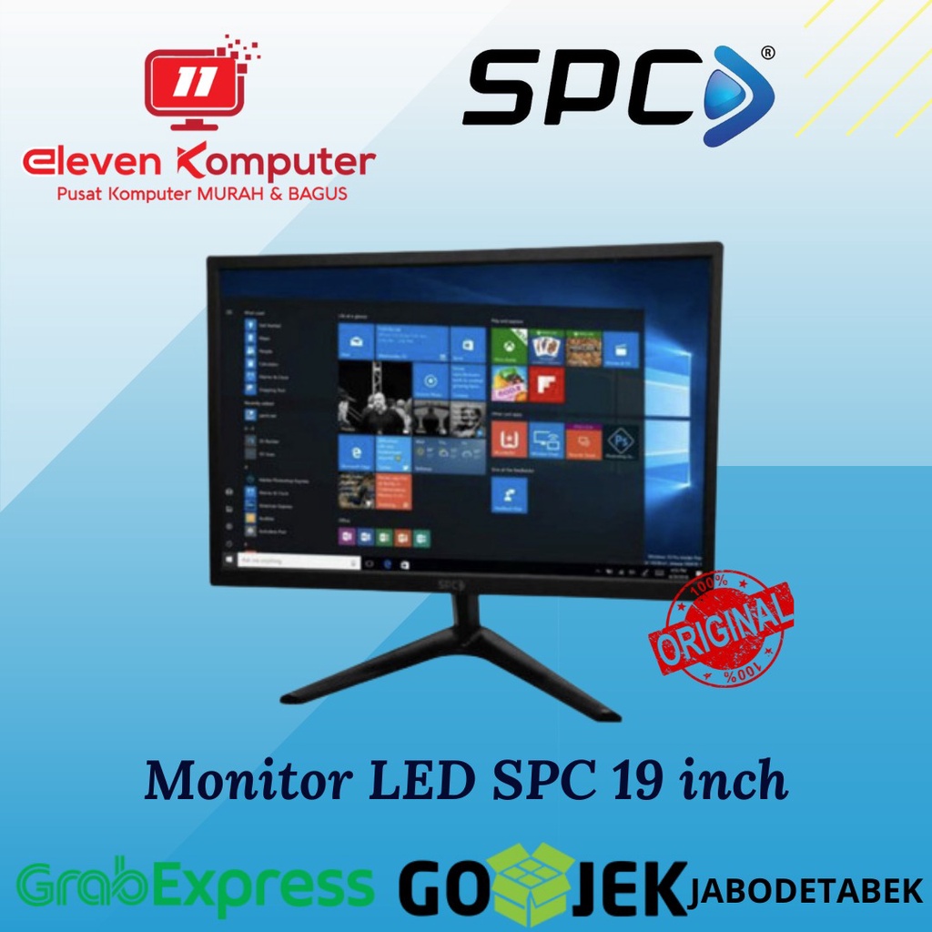 Jual Monitor Komputer Spc Led Inch Hd Garansi Resmi Shopee Indonesia