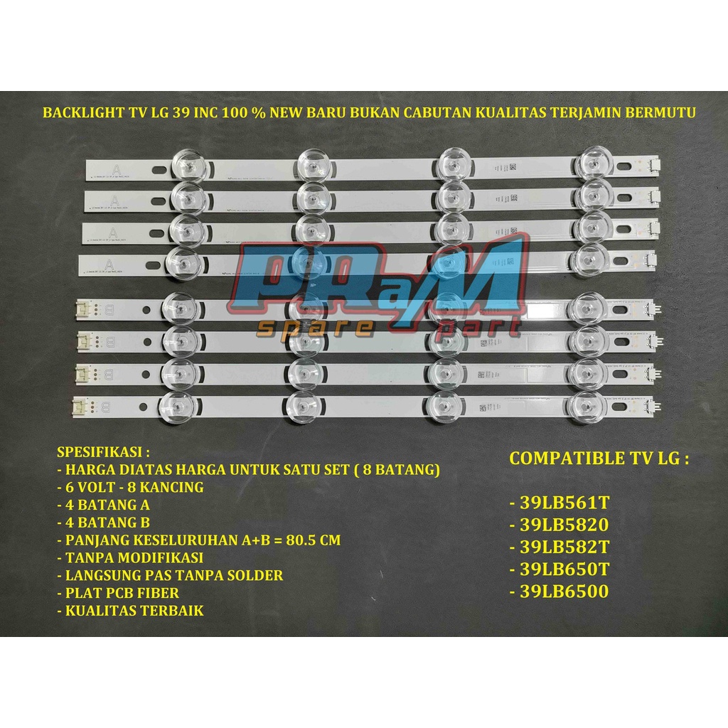 Backlight Led Tv LG 39 INC 39LB561T Lampu Tv LG BL 39LB561 T 39LB561 39LB5820 39LB582 39LB650 39LB65