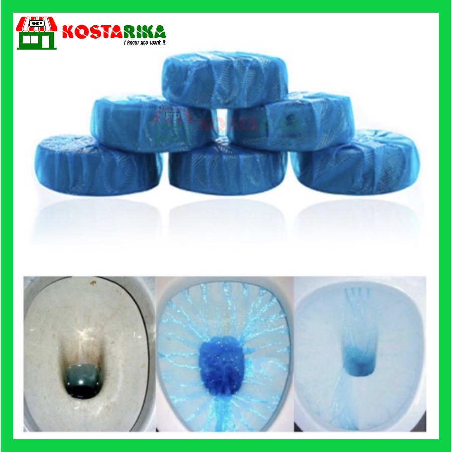 Tablet Biru Pembersih Penyegar Kloset Toilet 50g