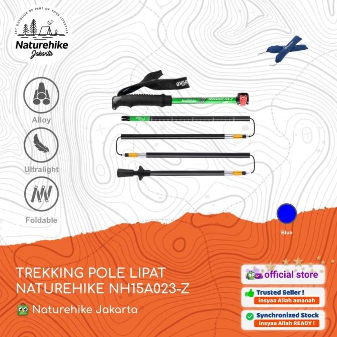 NATUREHIKE TREKKING POLE LIPAT NH15A023-Z ALUMINIUM ALLOY ULTRALIGHT