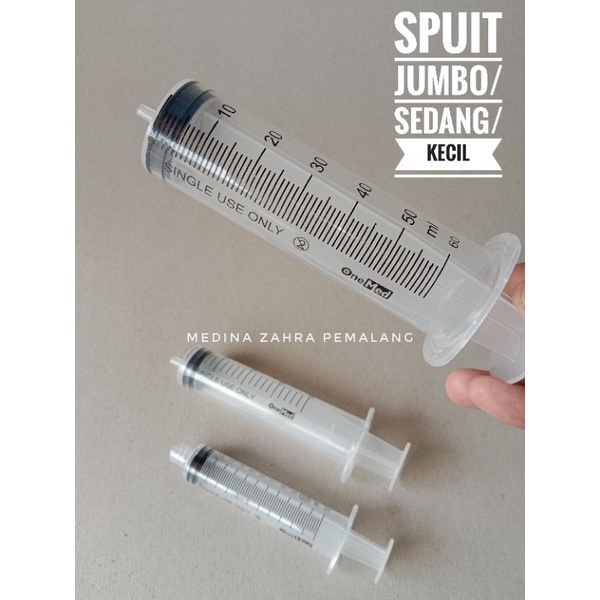 Spuit Jumbo/Sedang/Kecil Mainan Edukasi Sains Suntikan