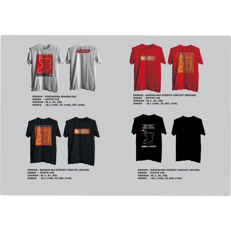 kaos moto gp mandalika